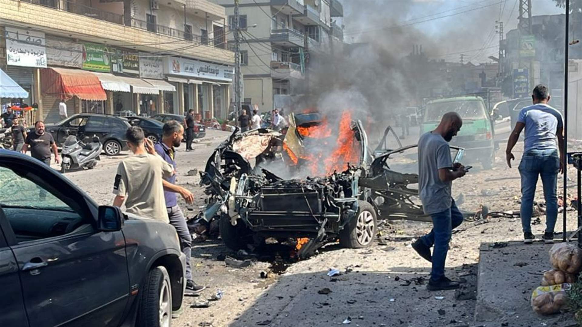 Israeli airstrike targets car on Zebdine–Nabatieh road 