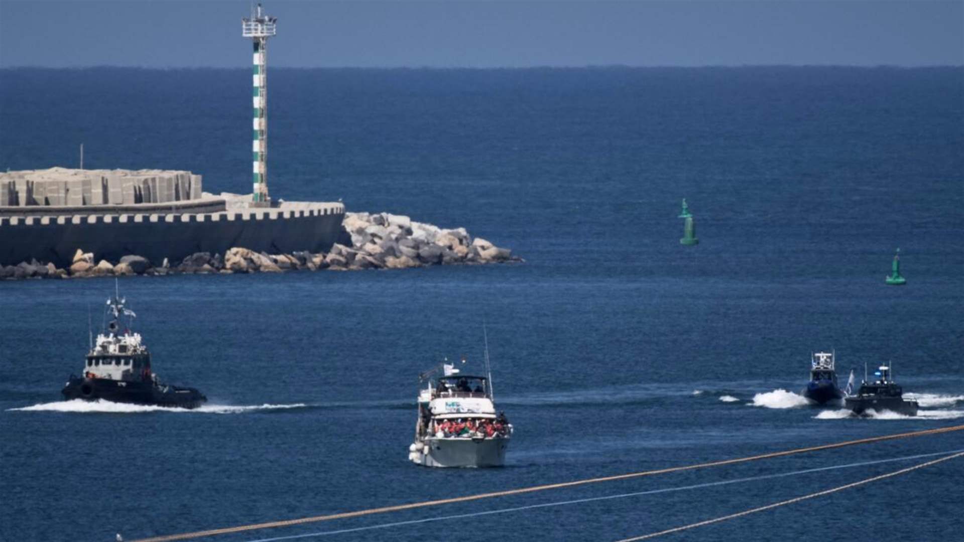 Gaza-bound aid flotilla says several boats intercepted by Israel