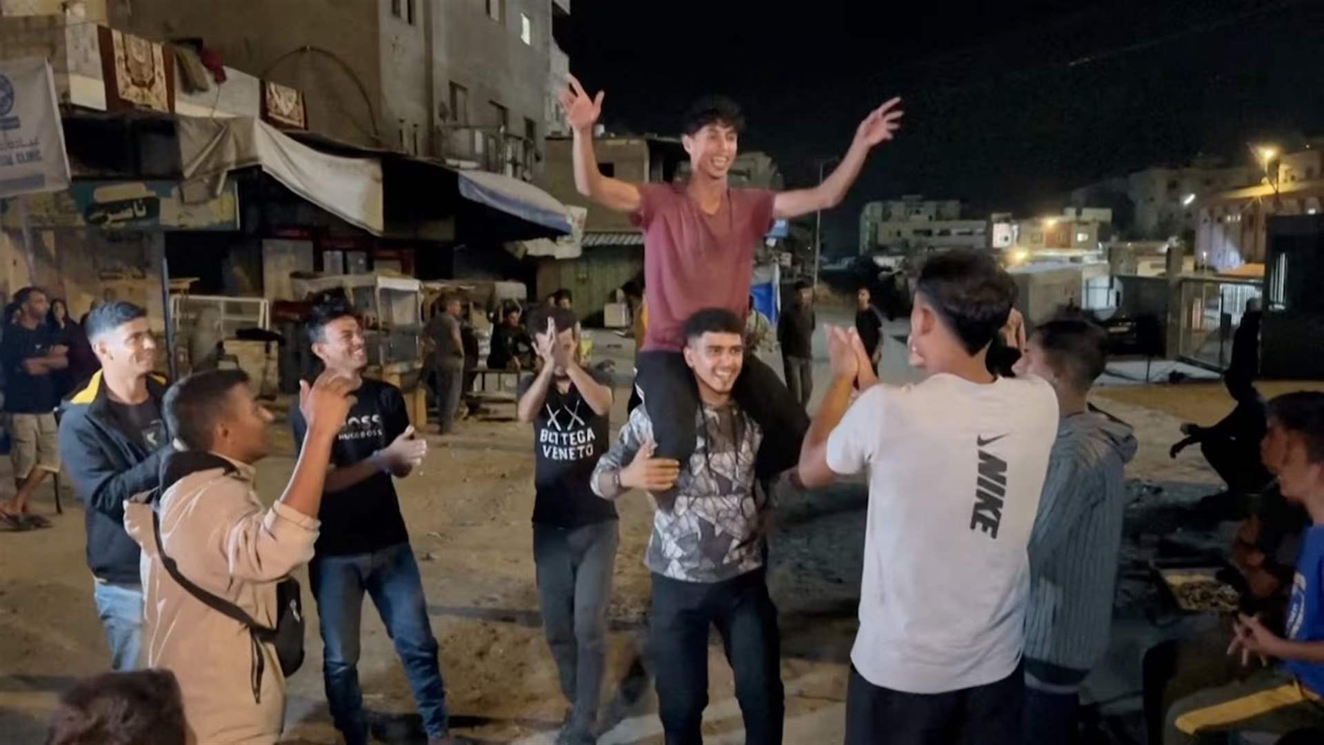 ‘Historic moments ahead’: Palestinians in Khan Younis celebrate after Gaza deal announcement — Video 