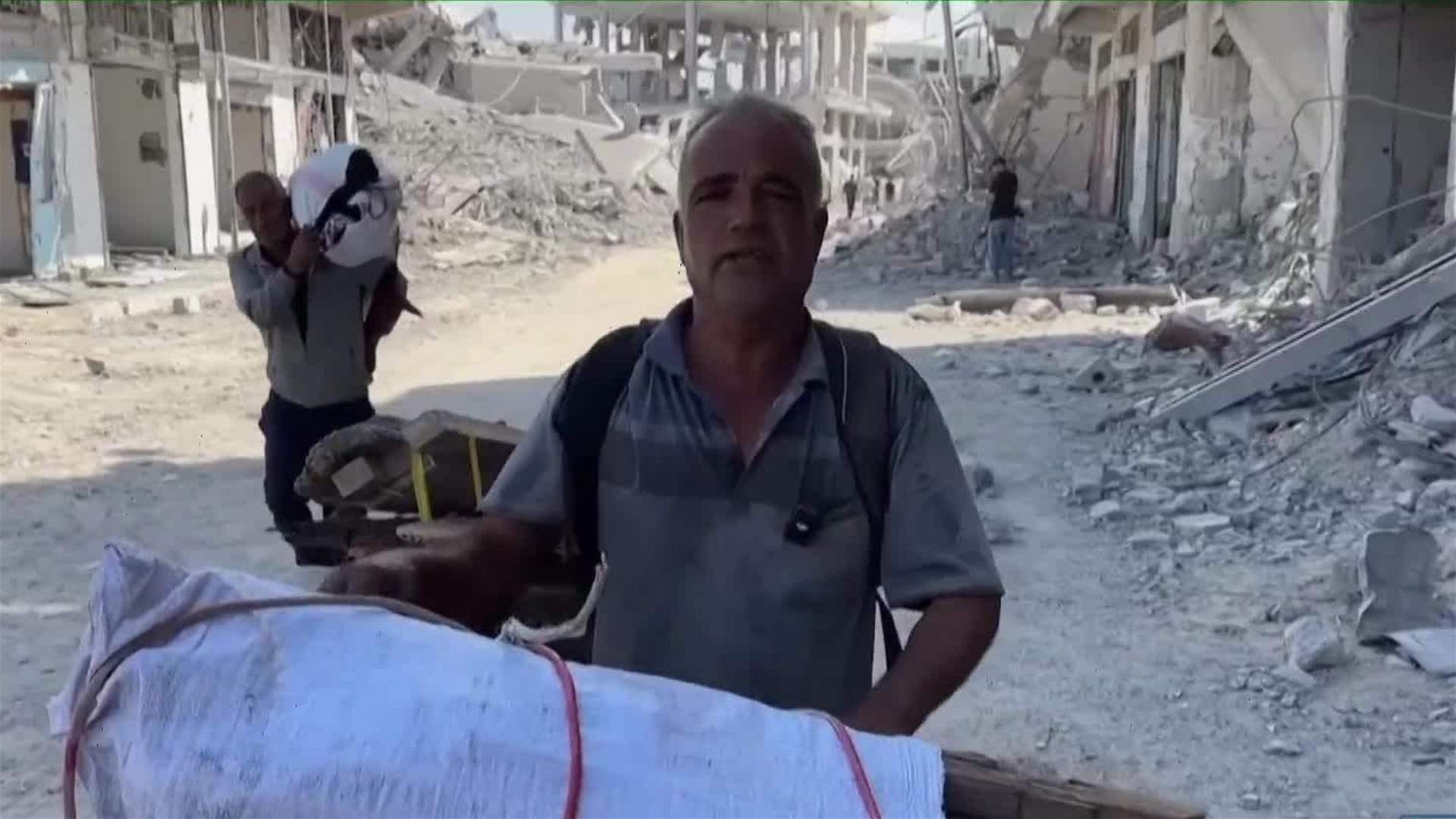  زحفٌ شعبي نحو مدينة غزة وجنود أميركيون الى المنطقة