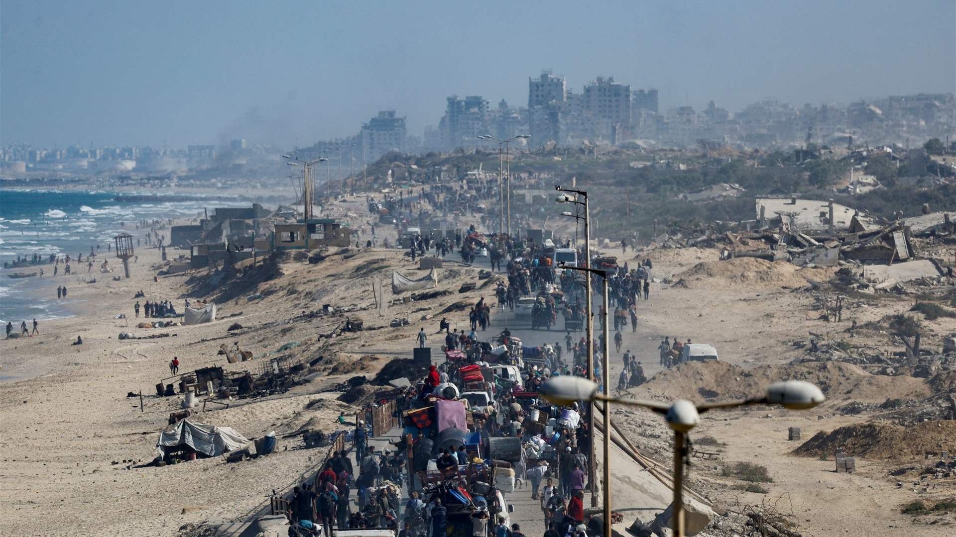 Civil defense says more than 500,000 returned to Gaza City since ceasefire