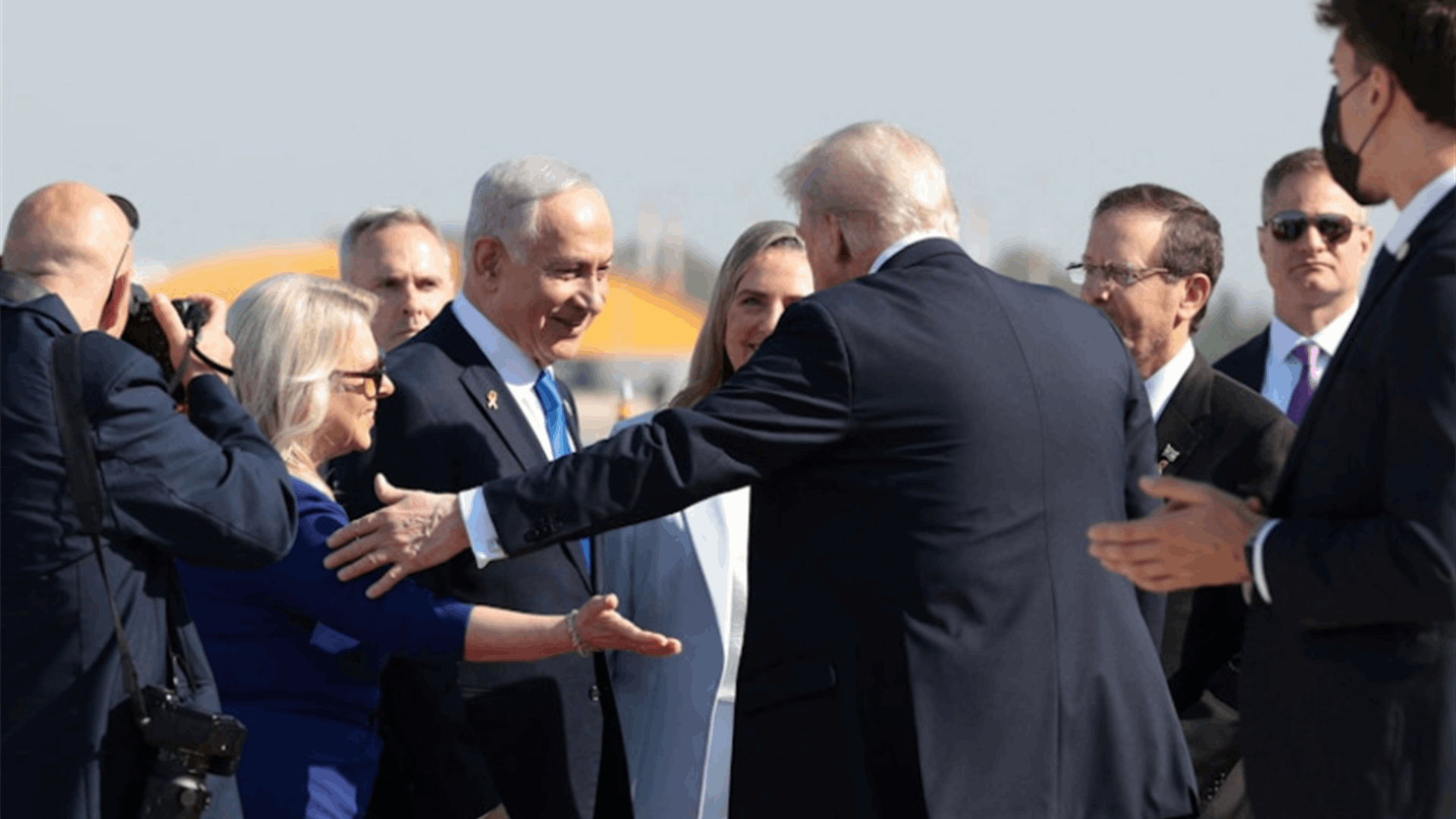 Donald Trump arrives in Israel as hostages return