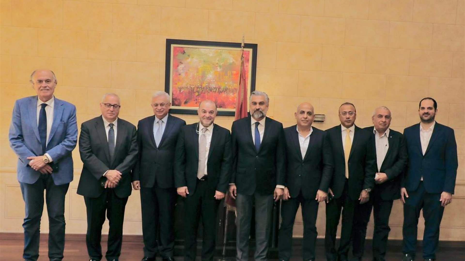 مجلس رجال الأعمال اللبناني الكويتي زار قباني مطلعًا على مشاريع مجلس الإنماء والإعمار