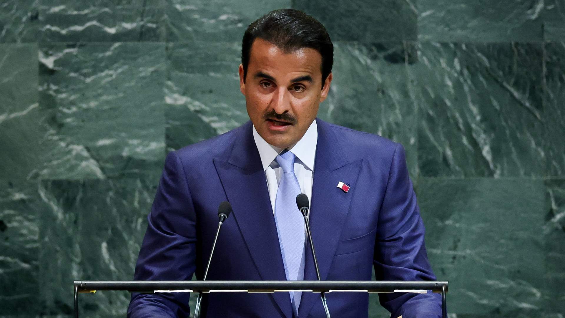 أمير قطر يدين خرق إسرائيل المستمر لوقف إطلاق النار في غزة