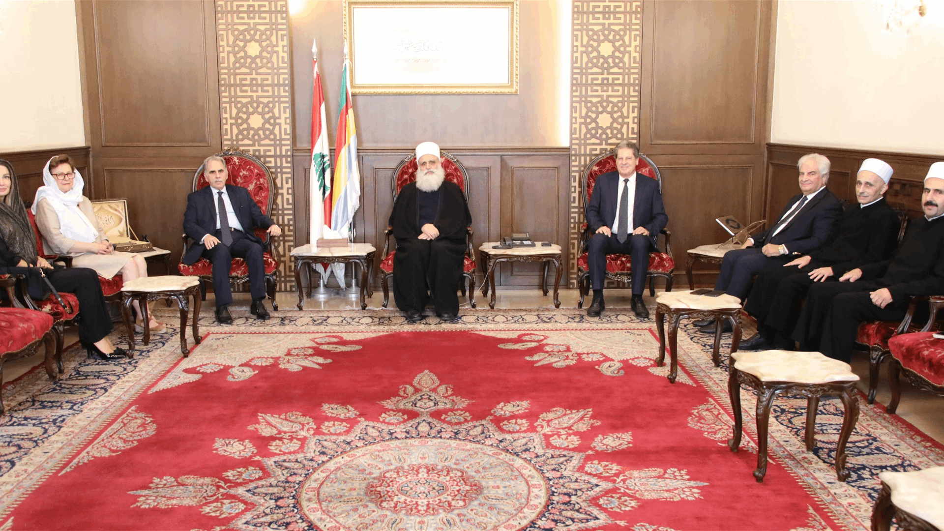 شيخ العقل استقبل وفدا من مؤتمر &quot;حوار الحضارات والأديان&quot; ووفوداً وشخصيات