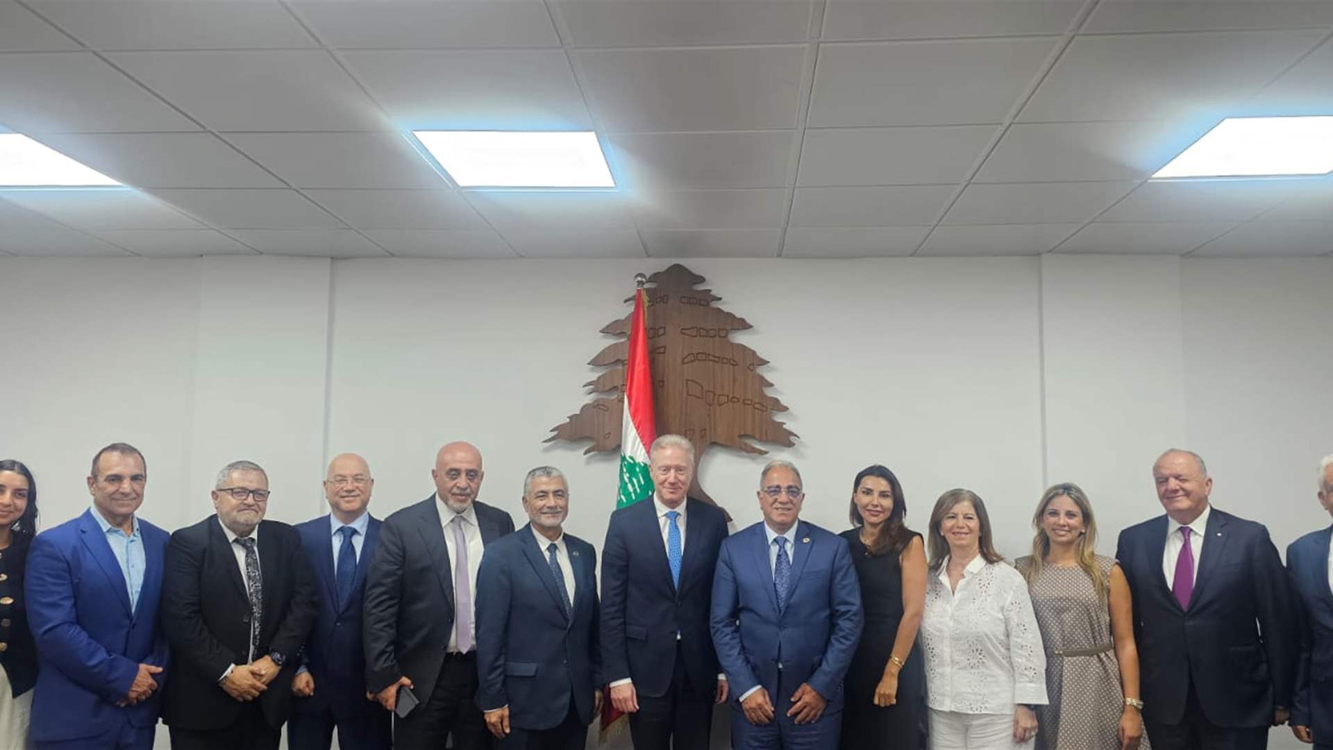 وفد من المجلس العالمي للجامعة اللبنانية الثقافية في العالم زار رجي