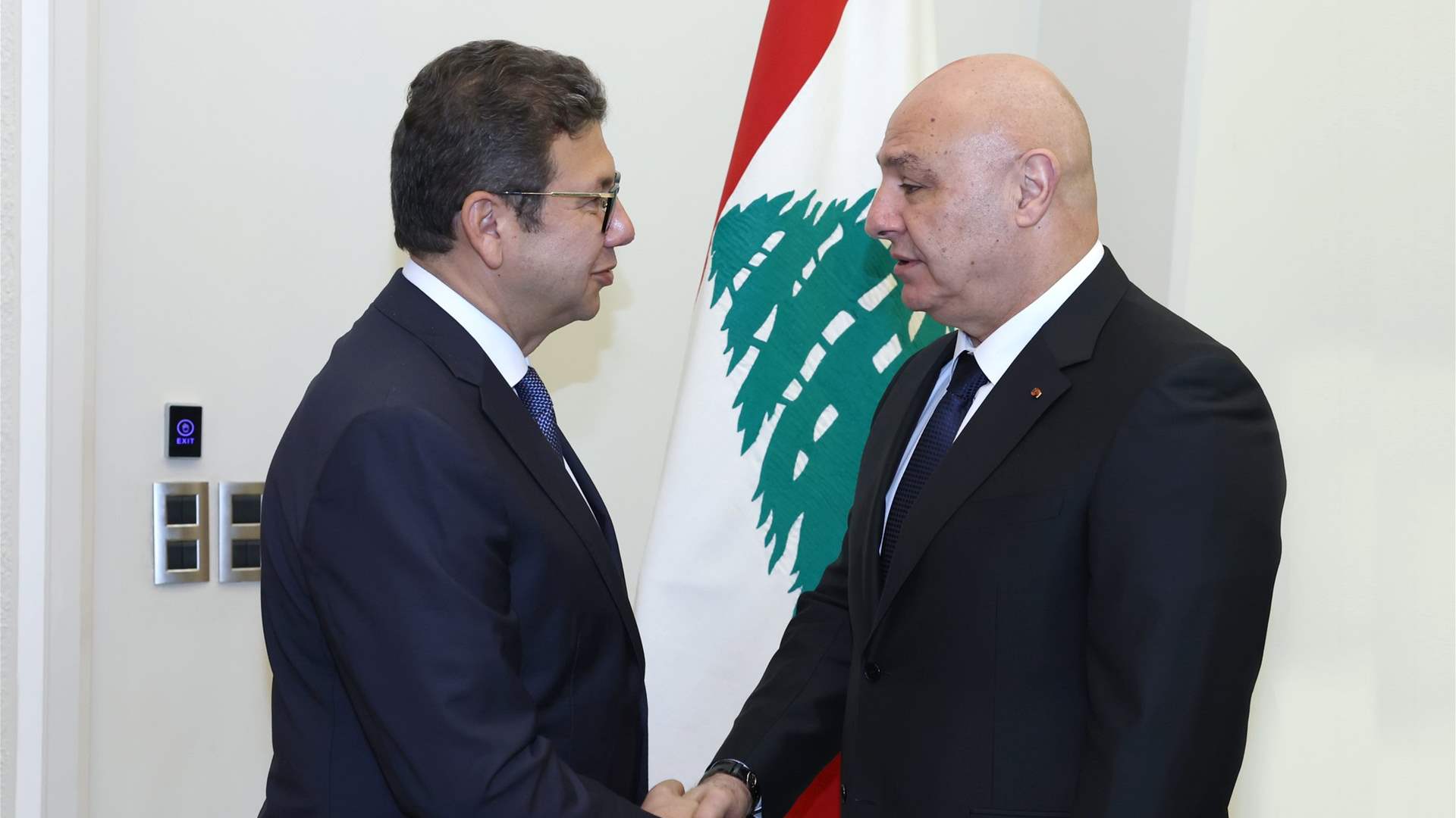 Lebanese President, Egyptian Intelligence chief discuss security coordination