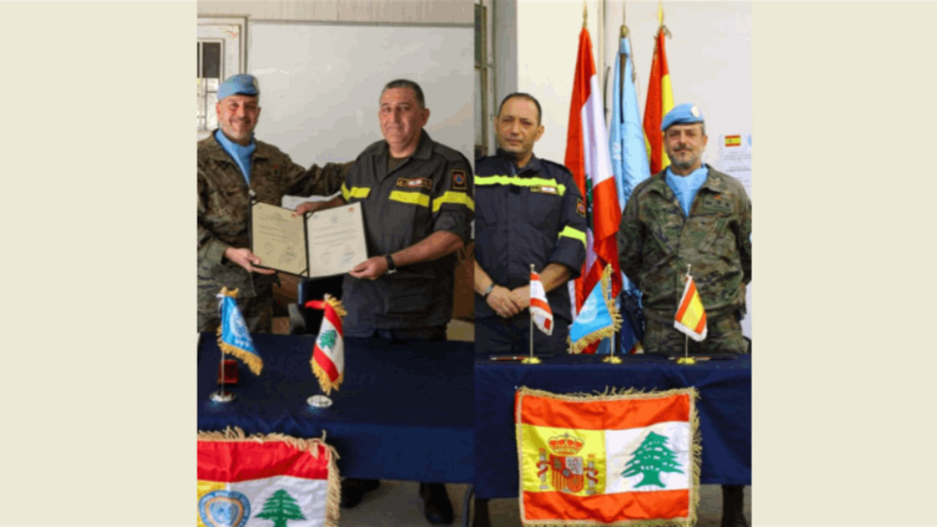 &quot;اليونيفيل&quot; الإسبانية تعزّز قدرات الدفاع المدني في القليعة وجديدة مرجعيون