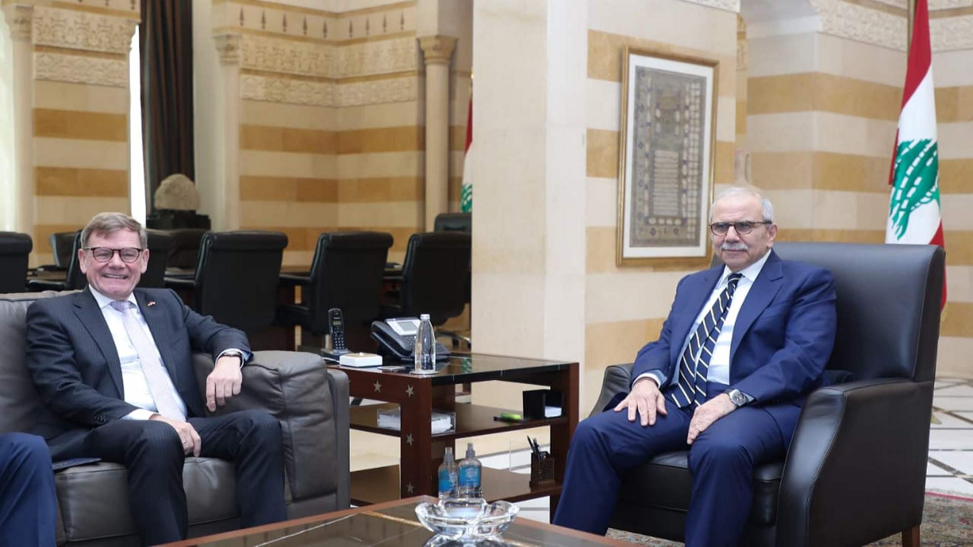 وزير الخارجية الألماني من السراي: مستعدون للوقوف إلى جانب لبنان ودعم الجيش خلال المؤتمر الدولي المرتقب