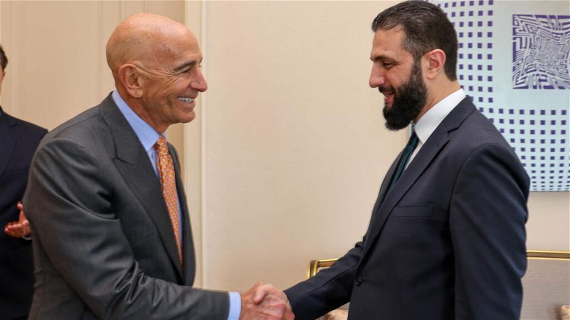 براك: الرئيس السوريّ في واشنطن