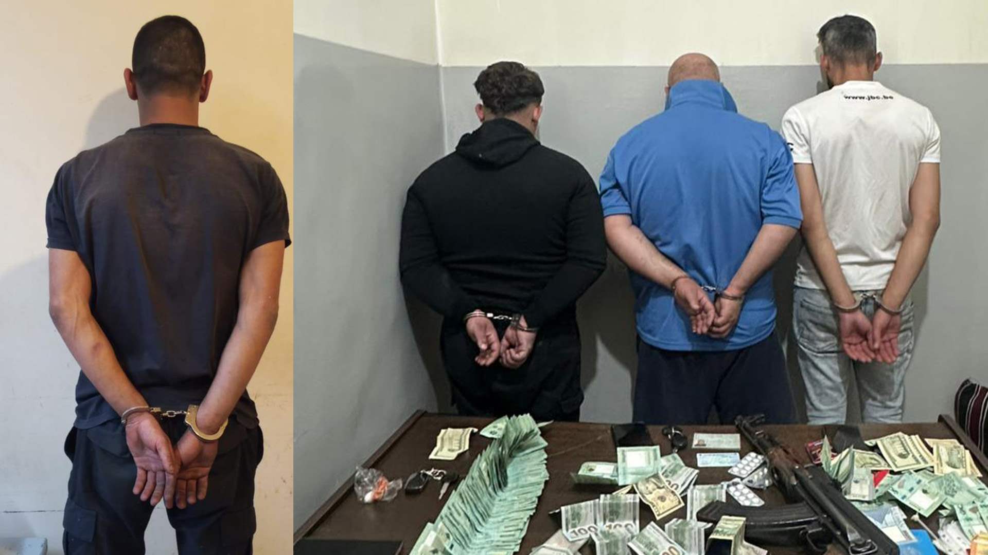 مفرزة إستقصاء البقاع توقف بعمليتين أمنيتين 4 أشخاص بجرائم مختلفة