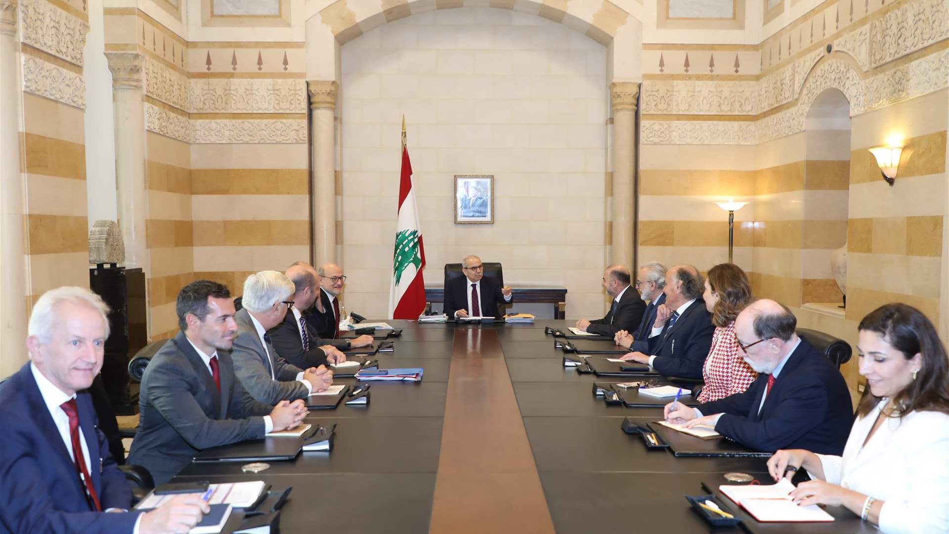 نواف سلام: الحكومة تعمل على توجيه لبنان نحو اقتصاد منتجٍ ومستدام