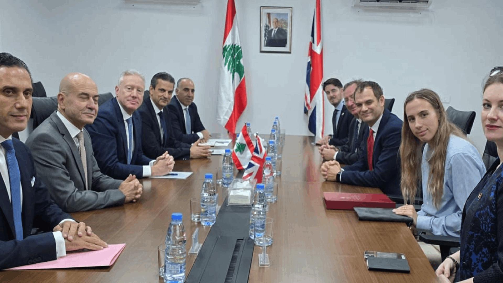 رجي أمام وفد بريطاني: الدبلوماسية هي الحل الوحيد وعلى حزب الله أن يدرك ذلك