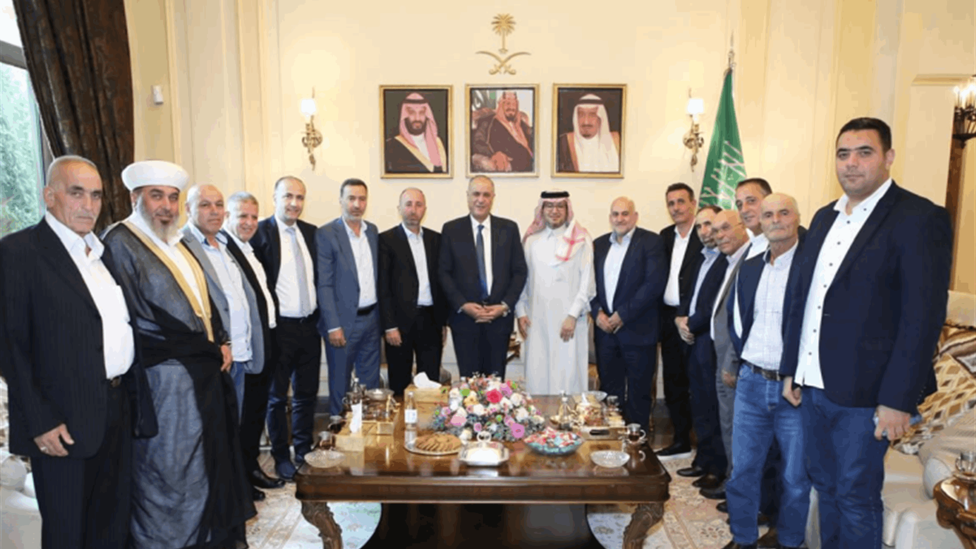 بخاري عرض مع سليمان ووفد من جبل أكروم شؤونًا إنمائية تهم المنطقة