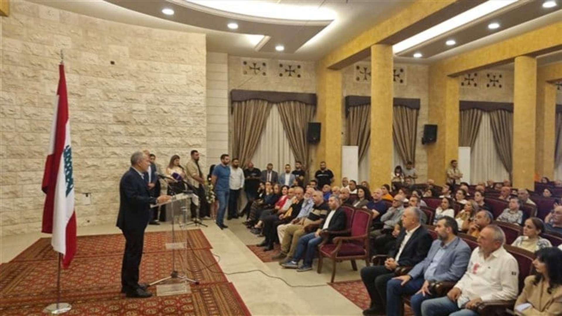 باسيل زار حصارات: ليس لدينا إلا الدولة والجيش