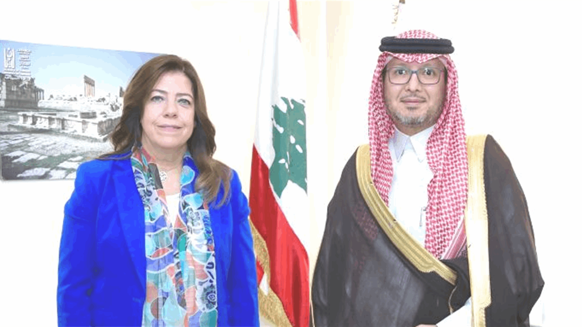 بايراقداريان تابعت مع السفير السعودي شؤونا مشتركة بين البلدين وفعاليات دورة ألعاب التضامن الإسلامي