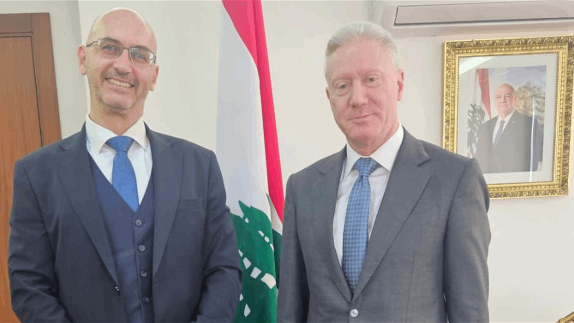 رجي بحث والسفير البلغاري في زيارة عون وملفات التعاون بين لبنان وبلغاريا 