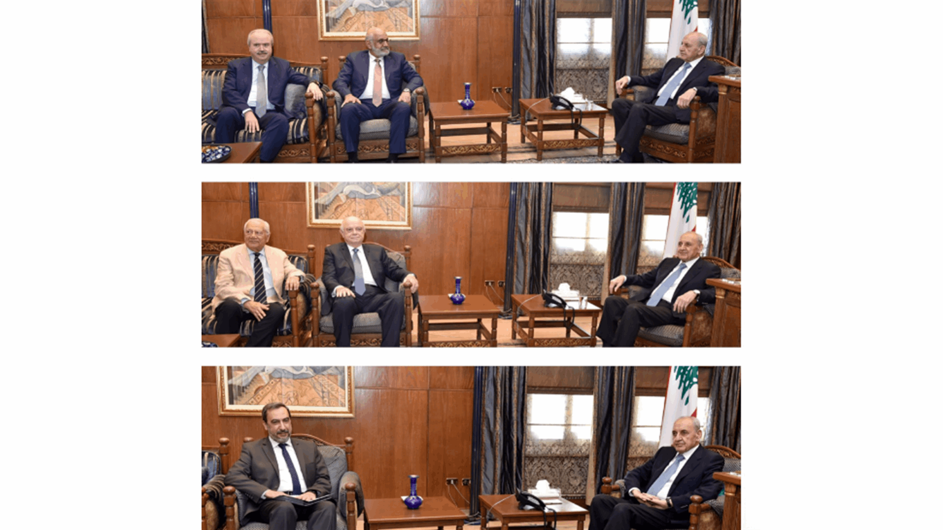 بري عرض والملا للتعاون مع &quot;البنك الدولي&quot; في ملف الإعمار 