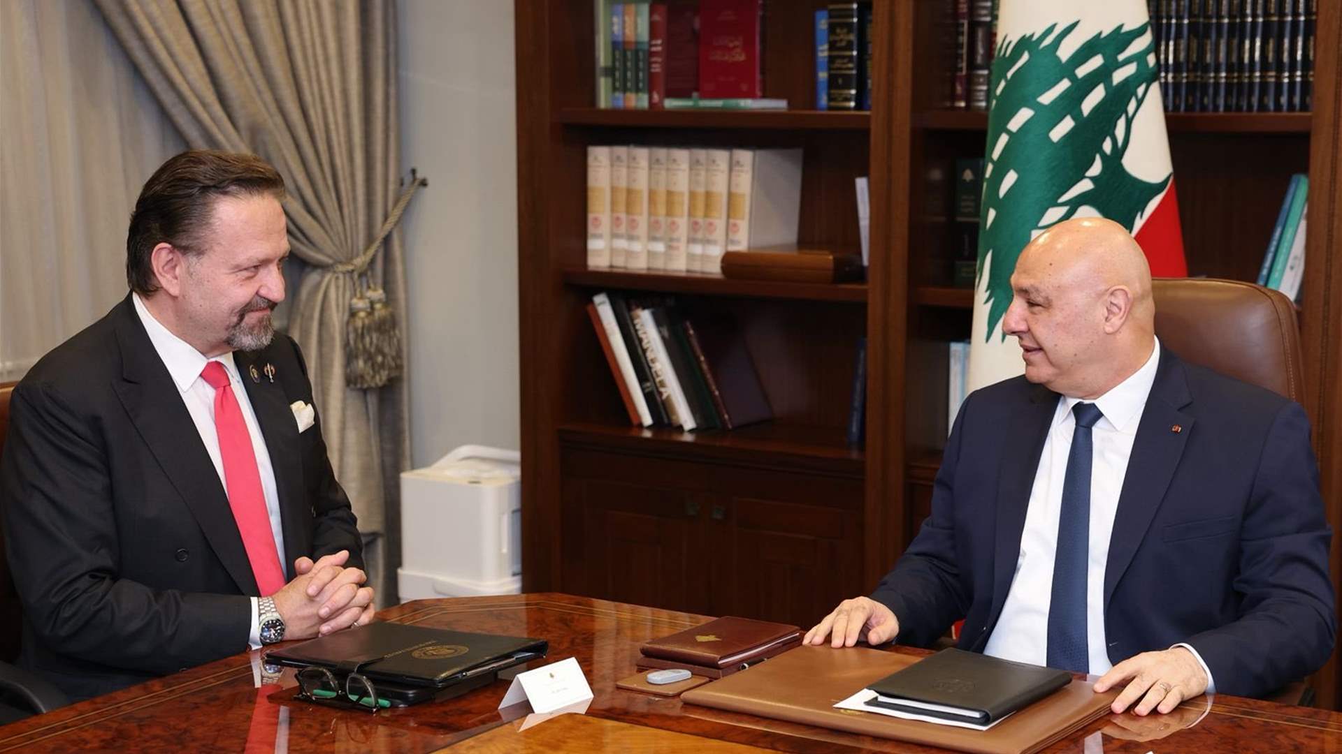 Sebastian Gorka praises President Aoun as key figure for Trump’s Middle East peace vision