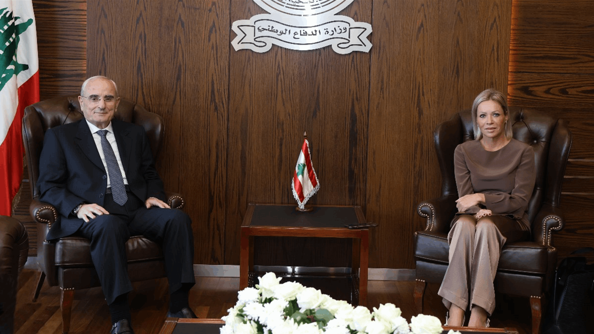 UN Special Coordinator meets Lebanese Defense Minister