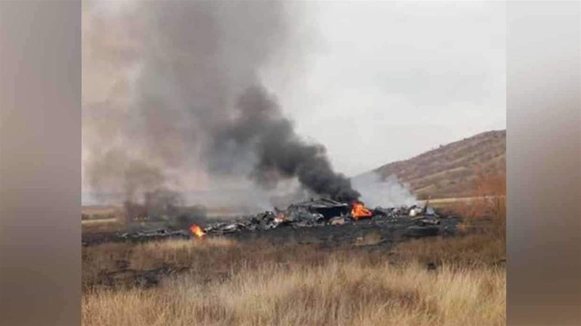 تركيا: 20 مواطنا كانوا على متن طائرة شحن عسكرية تحطمت