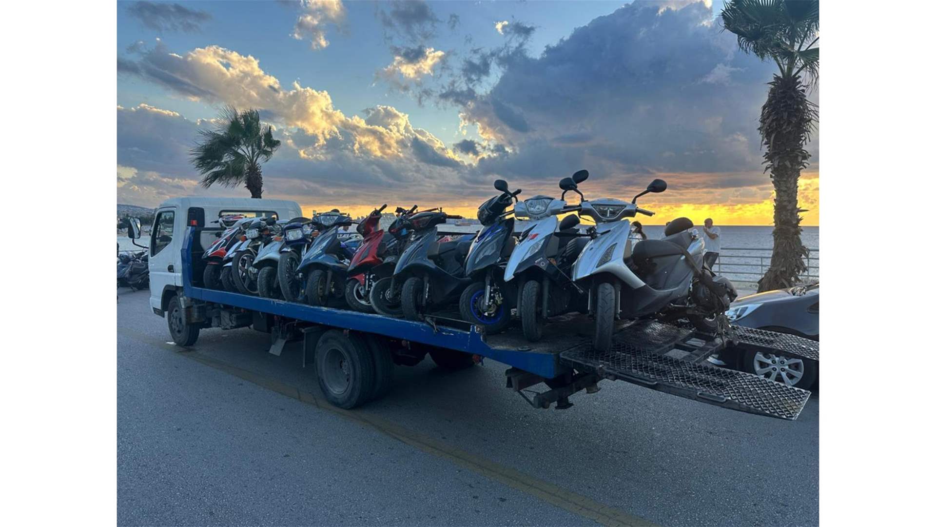 مفرزة استقصاء جبل لبنان تضبط 106 دراجات آلية مخالفة