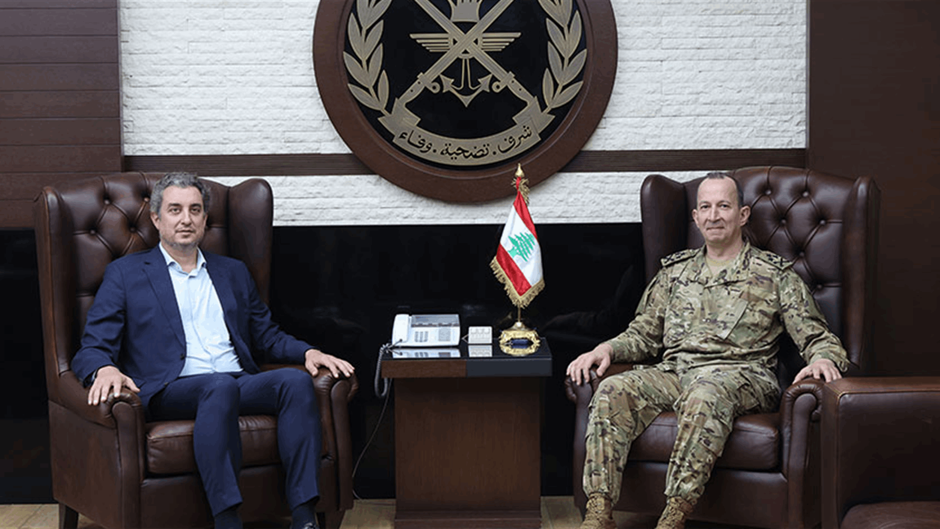 قائد الجيش استقبل ضو ومفتي عكار