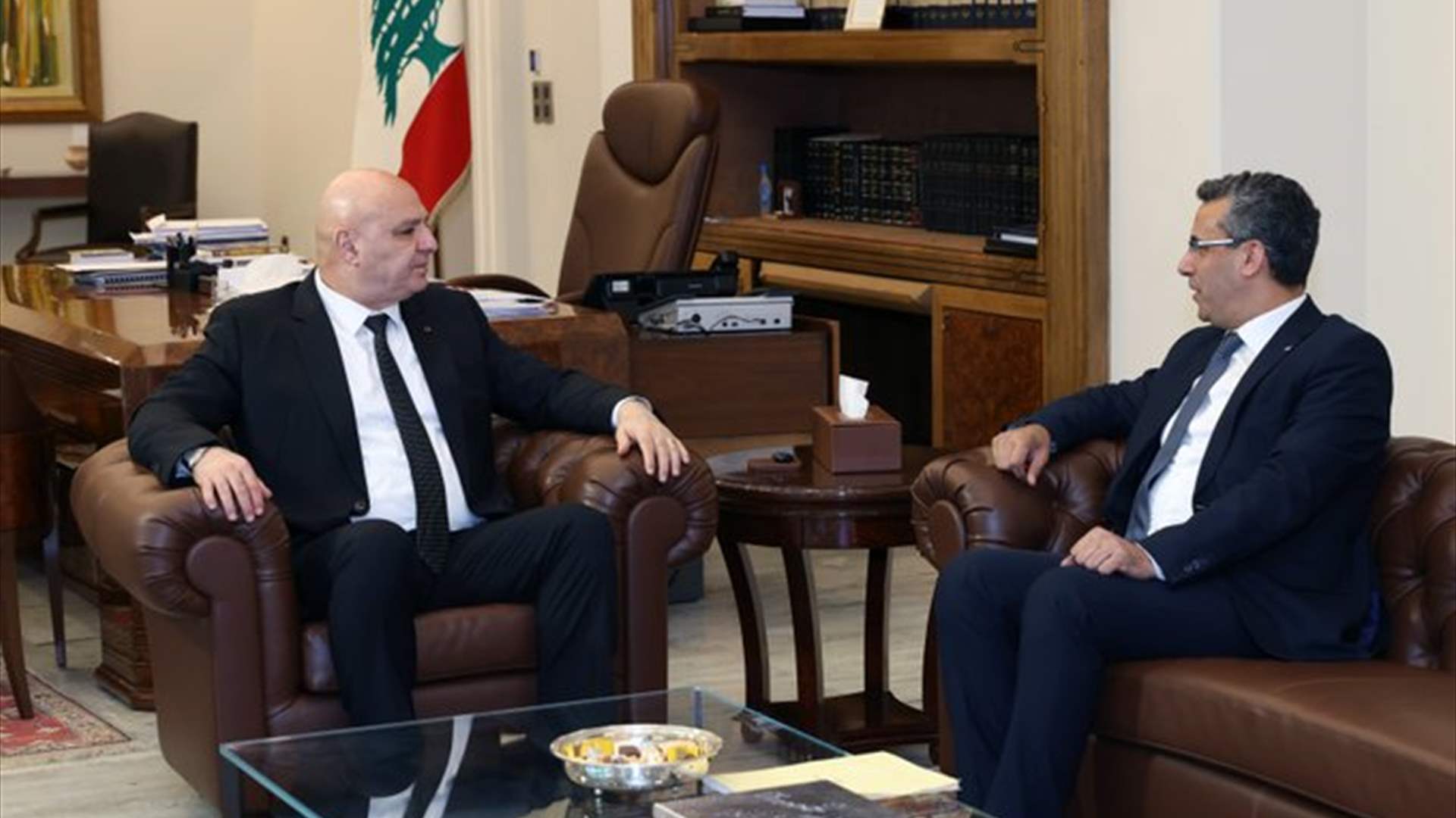 وزير الزراعة نزار هاني عرض أمام رئيس الجمهورية الواقع الزراعي الراهن في البلاد والإجراءات التي تتخذها الوزارة لتسهيل تصريف الإنتاج الزراعي في الأسواق العربية