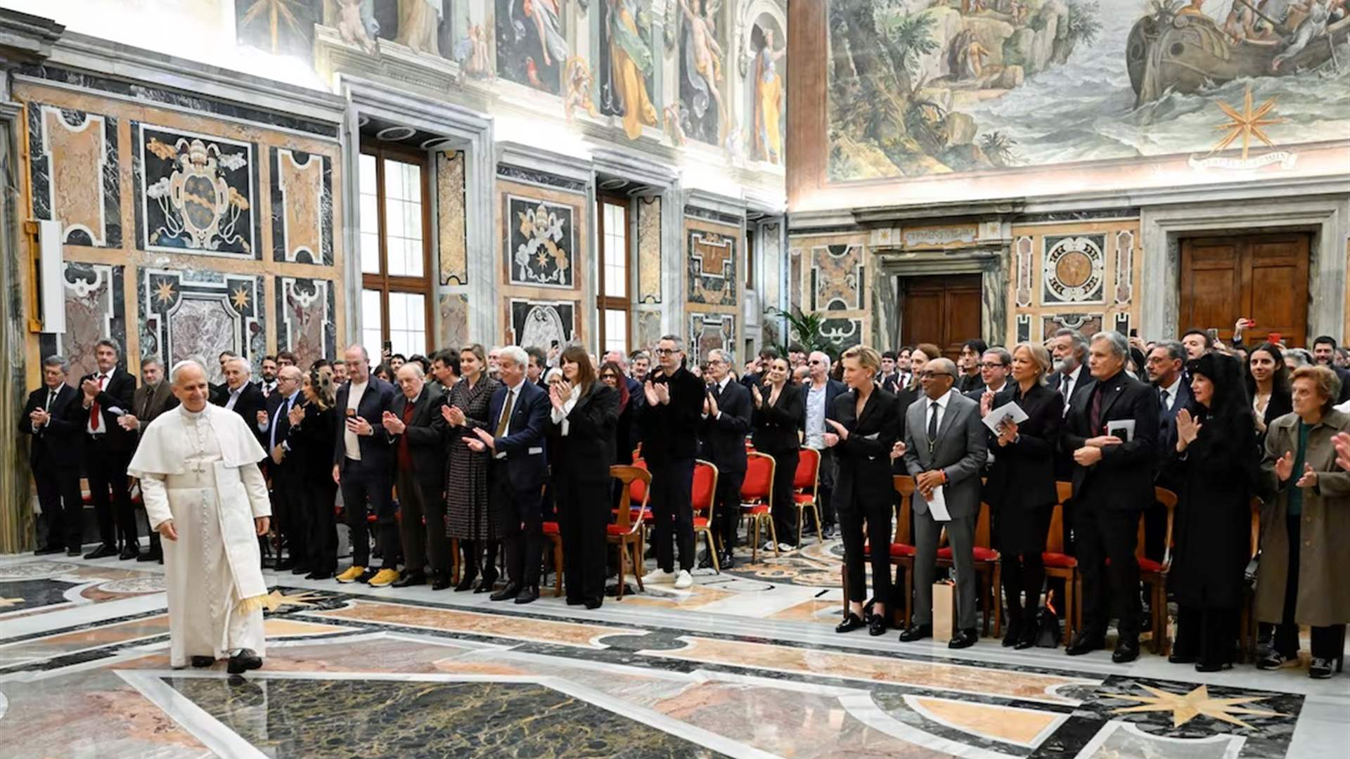 Pope Leo hosts Hollywood stars at Vatican, laments decline in movie-going