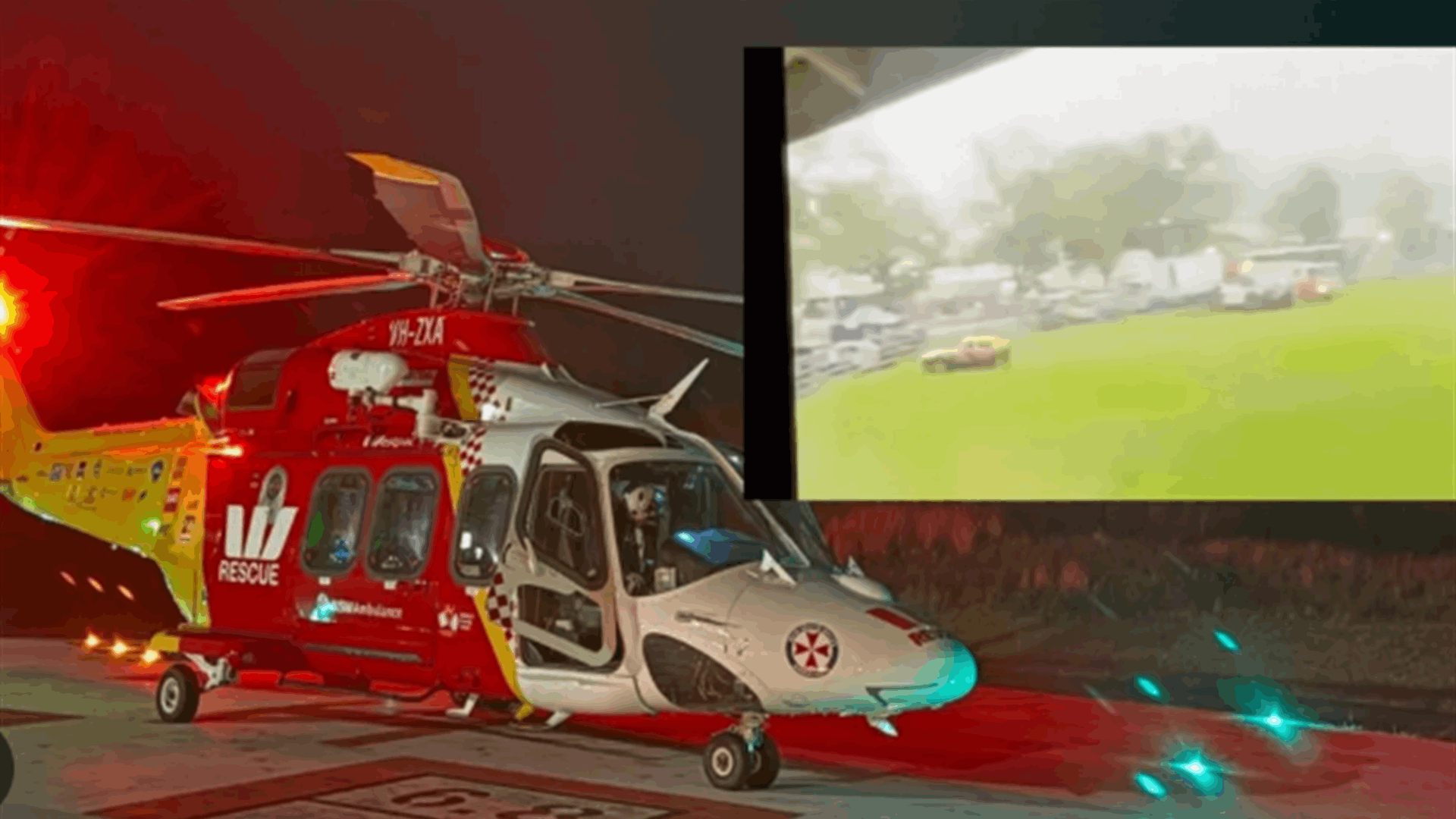 إصابة تسعة أشخاص بعد صدم سيارة سباق حشدا من المتفرجين في أستراليا