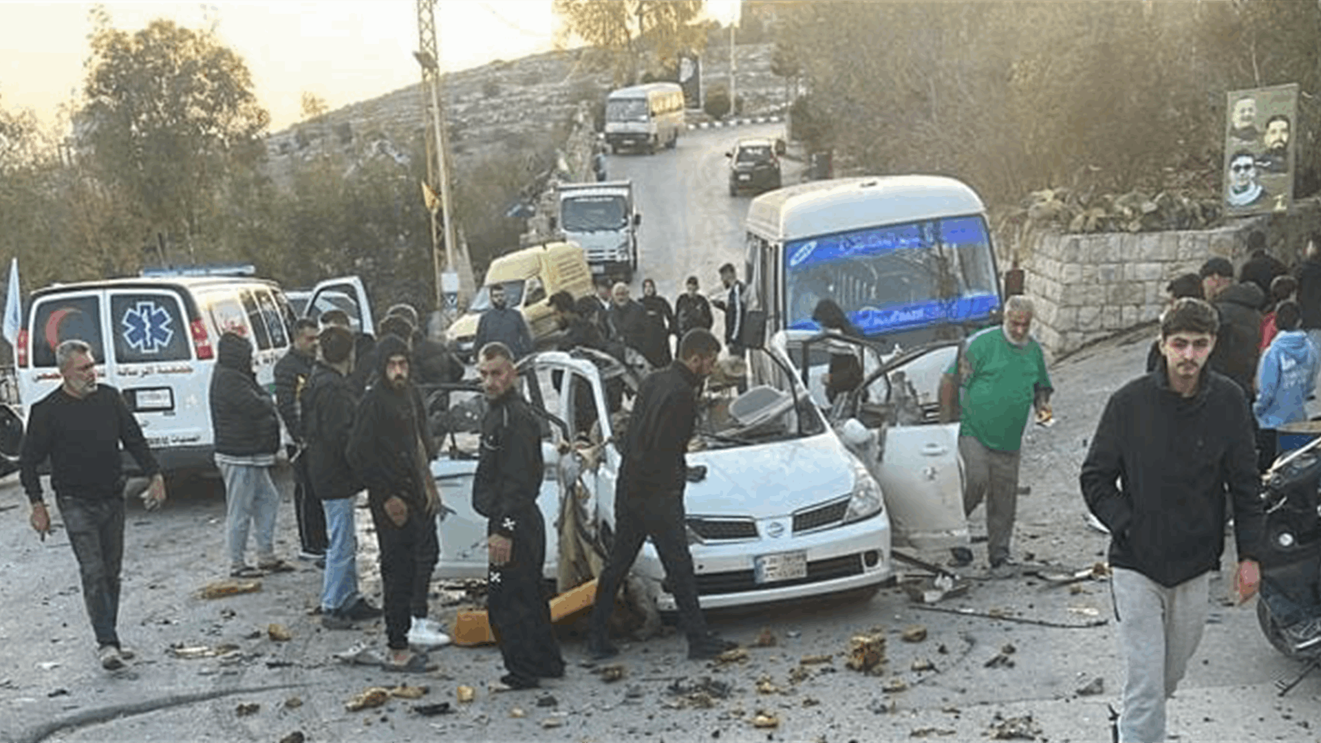 Israeli drone strike in Al Tiri injures schoolchildren, driver: NNA