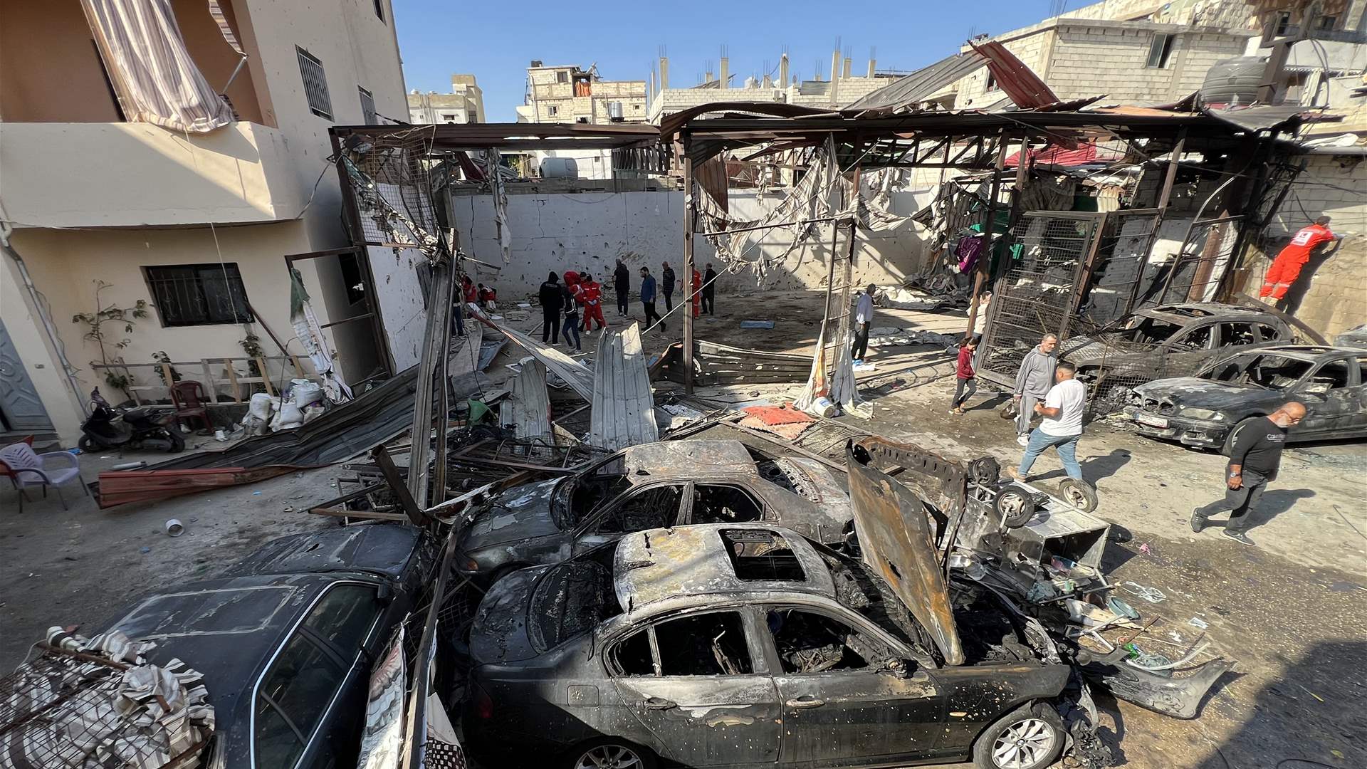Families mourn 13 killed in Israeli airstrike on Ain al-Hilweh