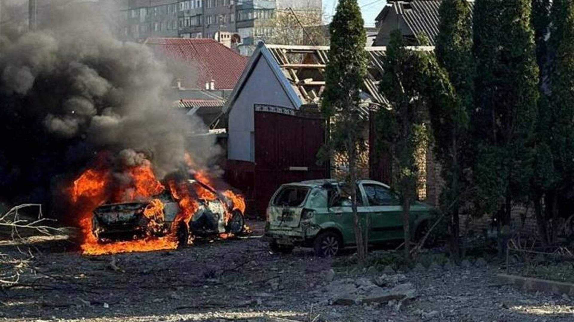 قصف روسيّ على مدينة زابوريجيا الأوكرانية