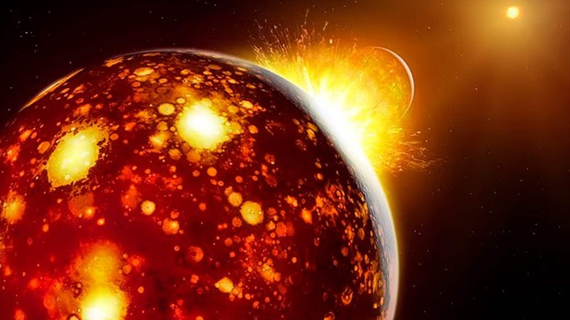 نظرية صادمة: الأرض كانت تملك &quot;جارًا خفيًا&quot; قبل 4.5 مليار عام… واصطدامه هو ما خلق القمر