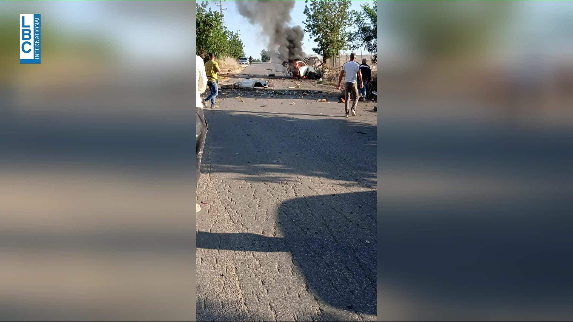 Israeli strikes target vehicle in South Lebanon&#39;s Zawtar El Charqiyeh