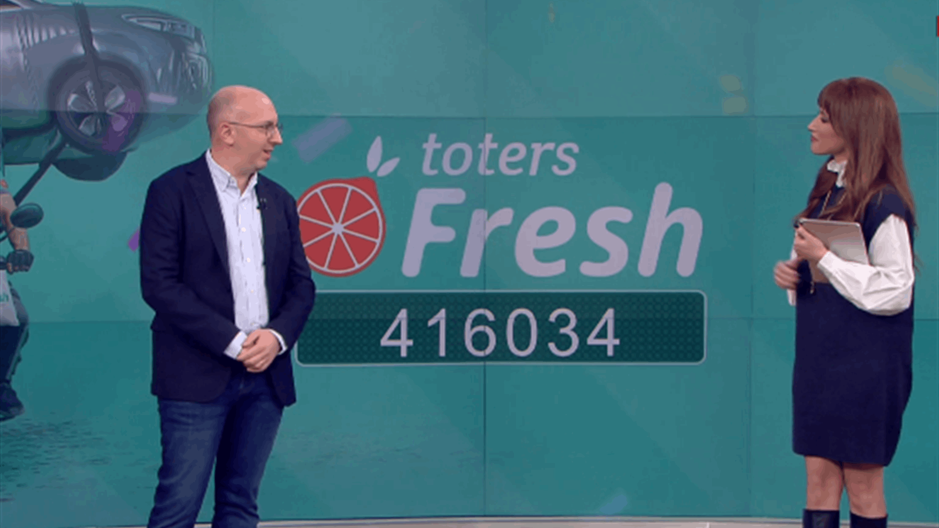 فوز المشتركة ريتا جرجس بسيارة MG ZS 2026 بسحب Toters Fresh عبر الـLBCI