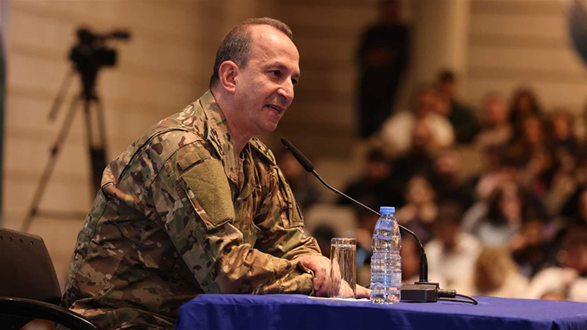 العماد رودولف هيكل من جامعة الروح القدس - الكسليك: الجيش قوي ولا خوف عليه وهو قادر على الصمود بوجه العواصف