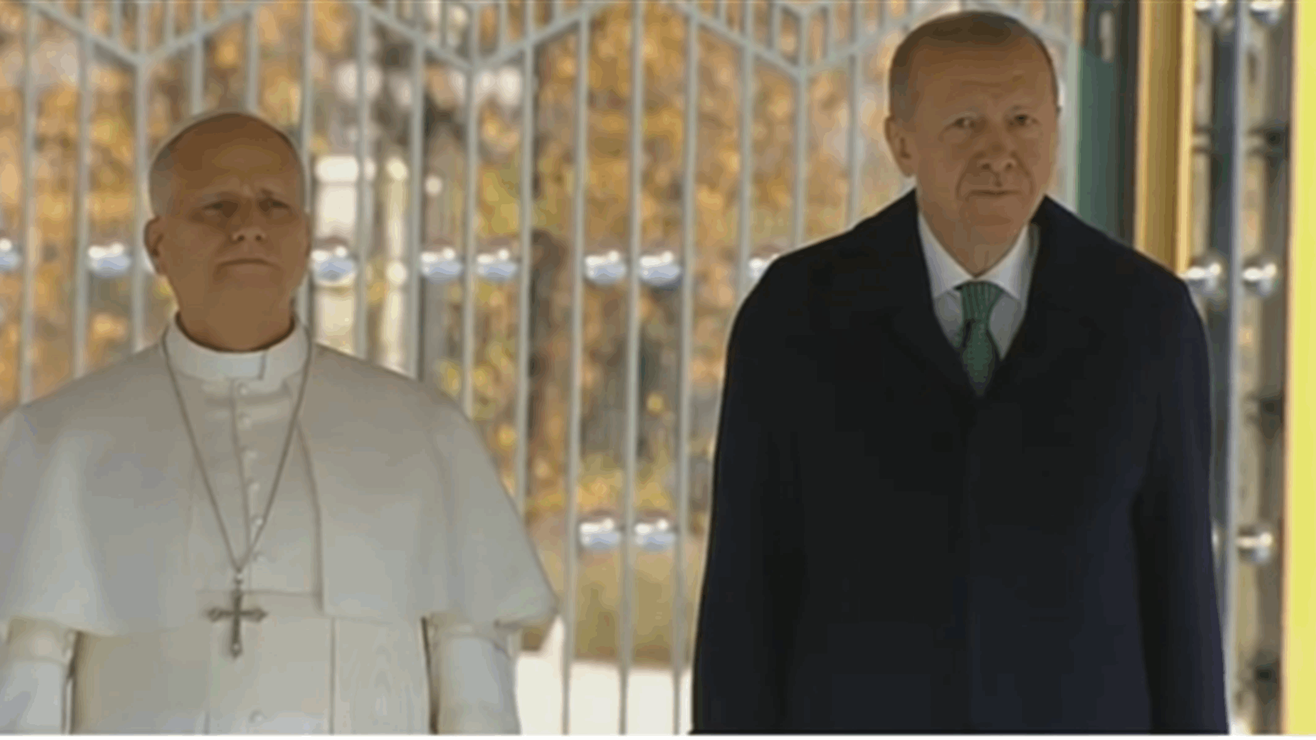 وصول البابا لاوون الرابع عشر إلى القصر الرئاسي التركي للقاء الرئيس رجب طيب اردوغان