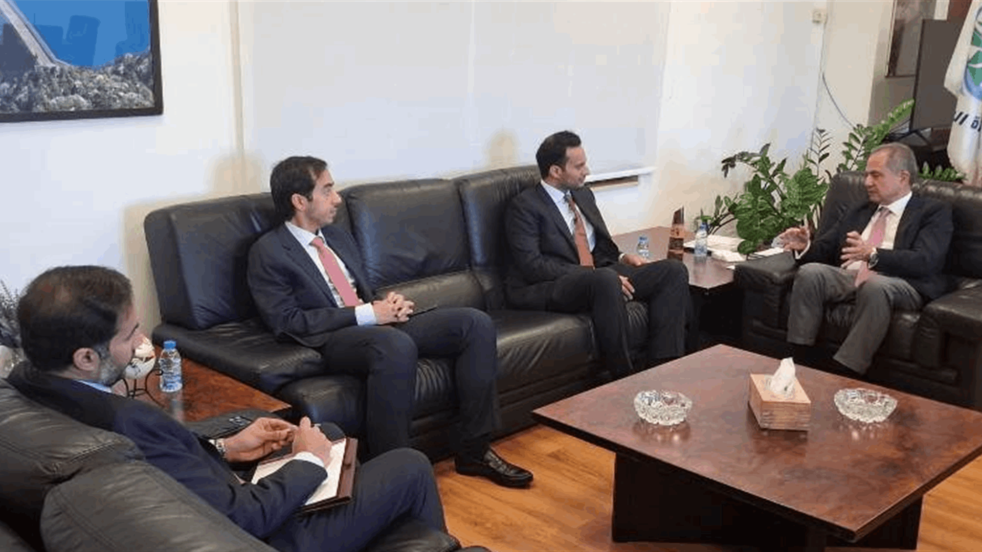 الصدي بحث مع جهاز قطر للاستثمار في الفرص المتاحة في لبنان