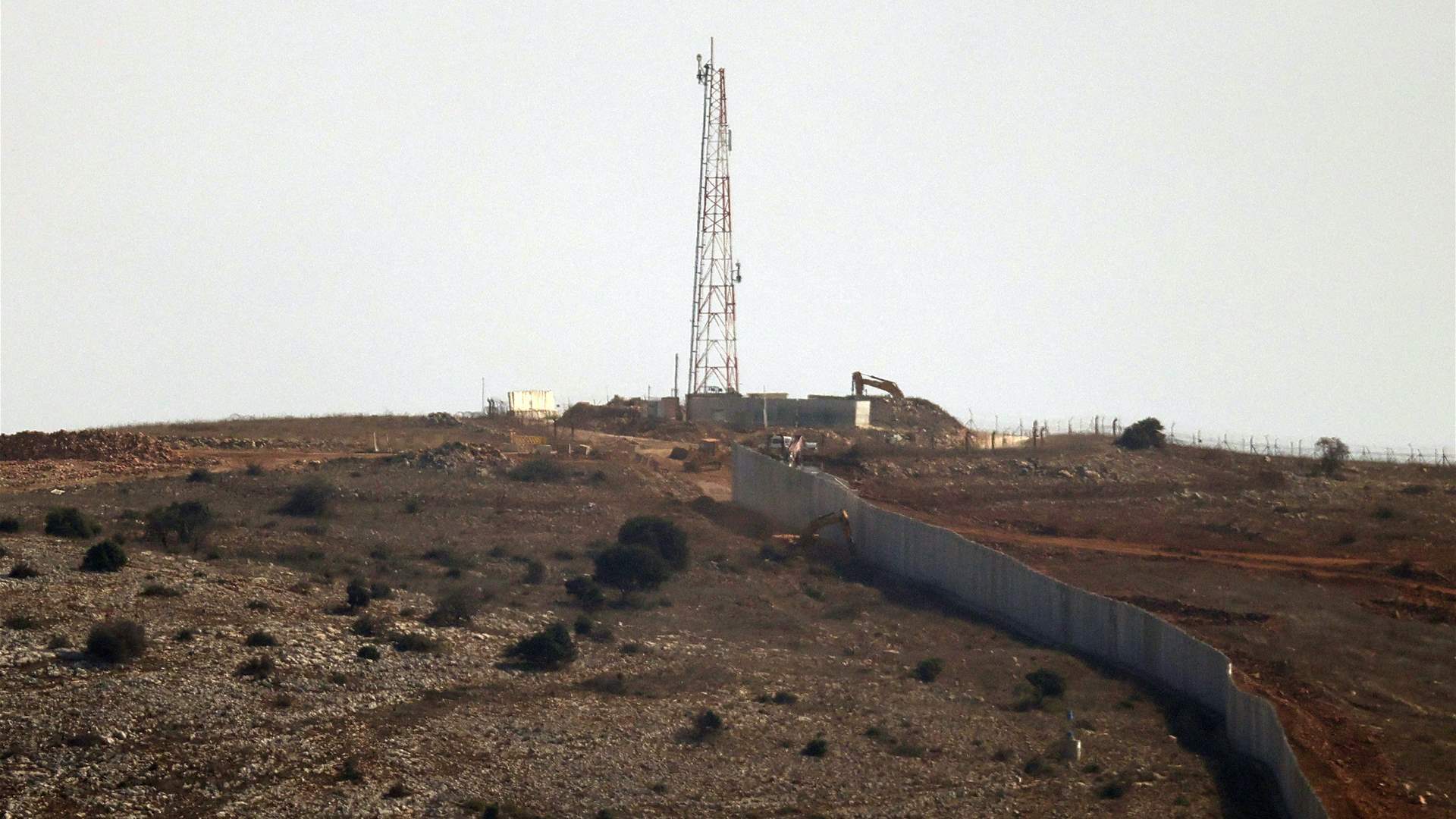 Lebanon files complaint to UN Security Council over Israel’s construction of two concrete walls inside Lebanese territory