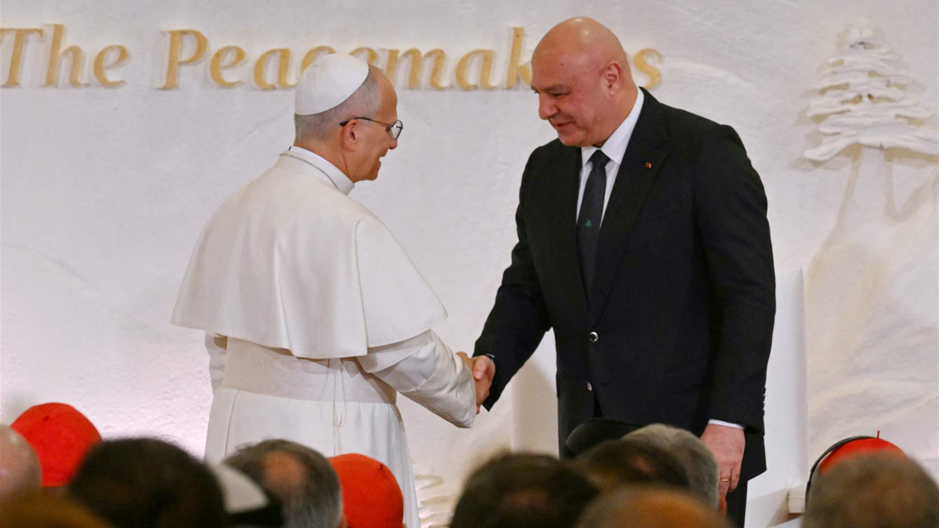 President Aoun welcomes Pope Leo XIV, highlights Lebanon’s faith, freedom, and national balance