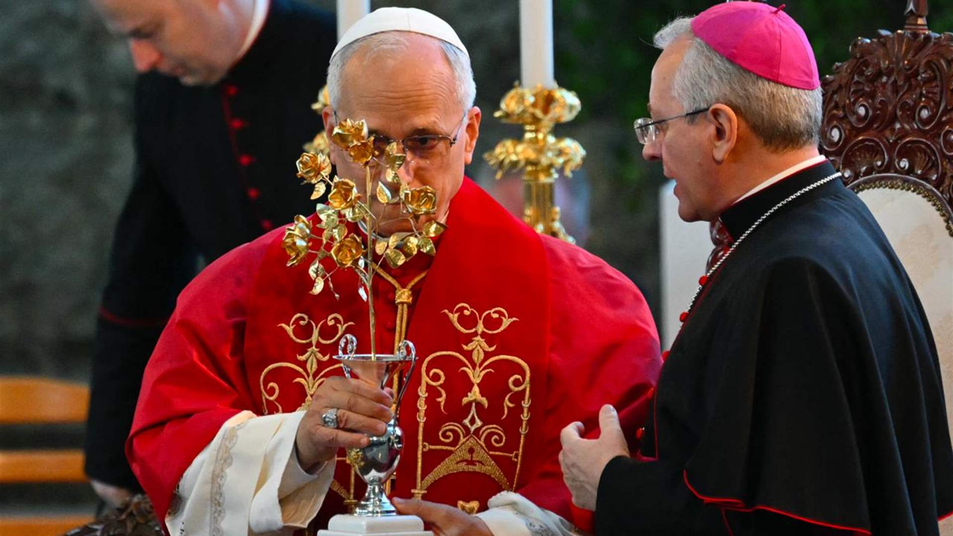 Pope Leo XIV honors Lebanon with rare Golden Rose and symbolic gifts