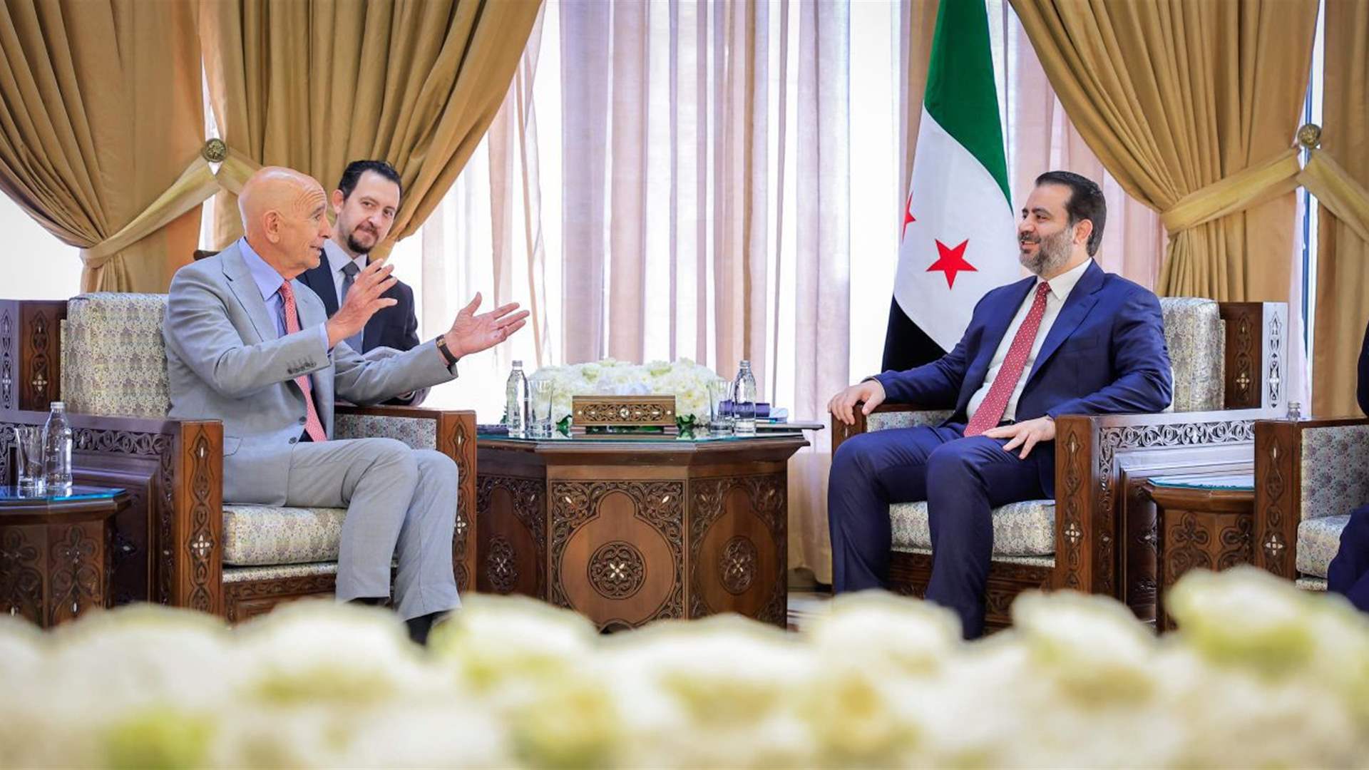 الشيباني استقبل استقبل براك.. وهذا ما تمت مناقشته