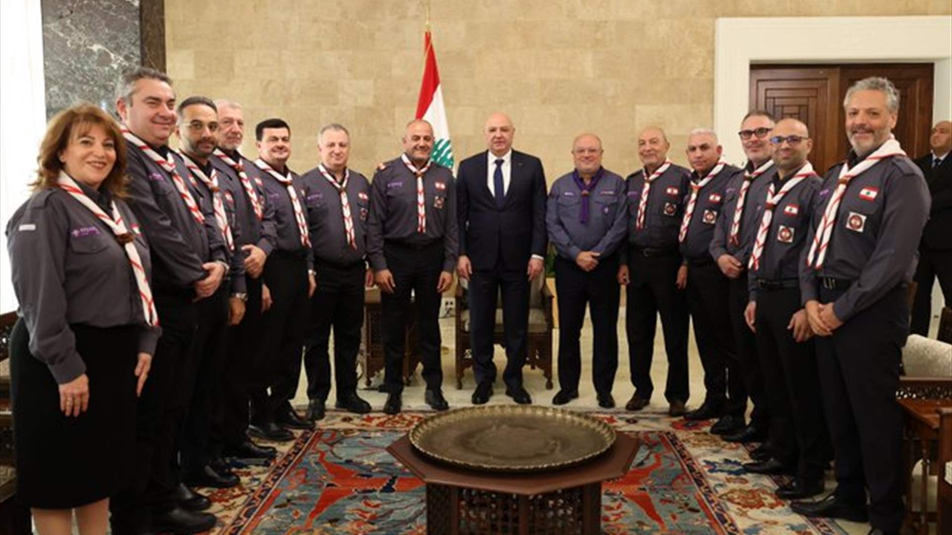 الرئيس عون:  اللبنانيون اجتمعوا ليس فقط حول شخص قداسة البابا بل حول ما يمثله كرسول للسلام