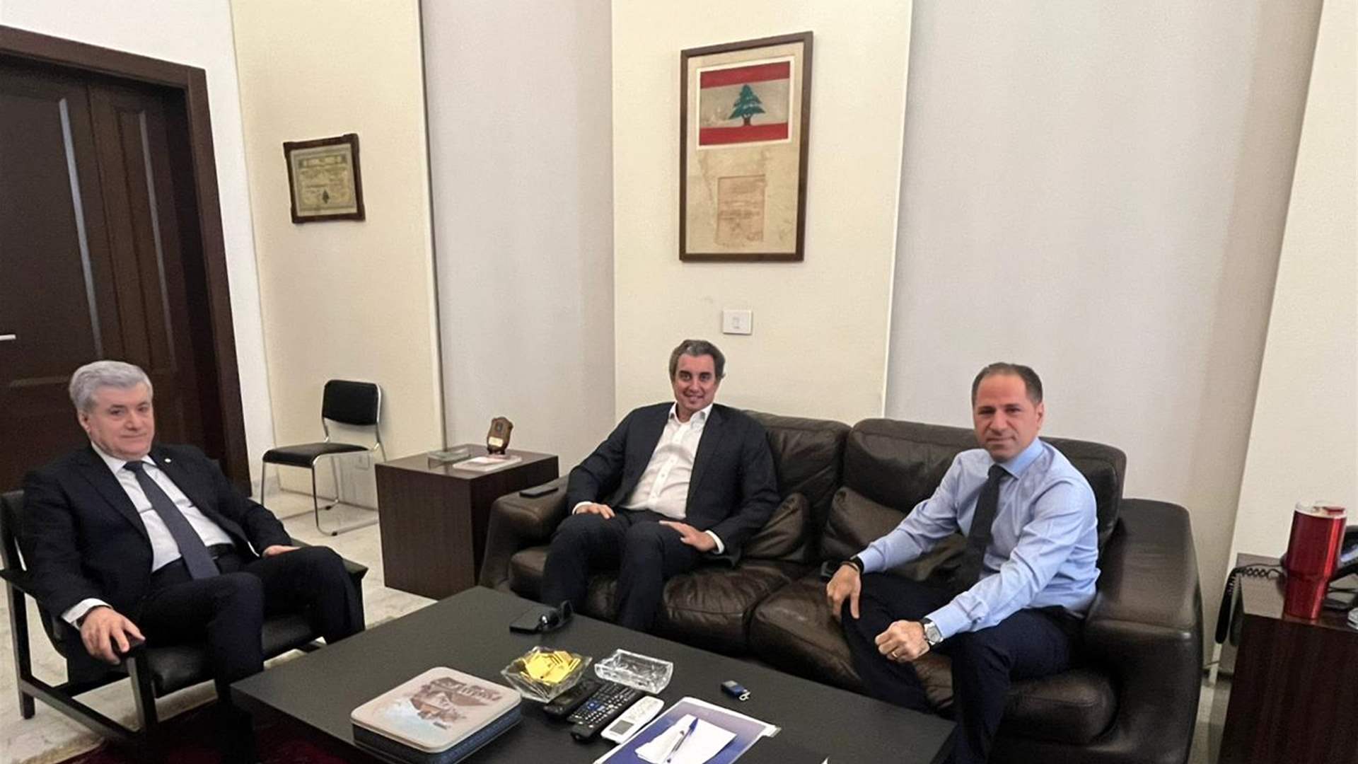 سامي الجميّل استقبل مارك ضو... وتشديد على مواصلة التنسيق في المرحلة المقبلة