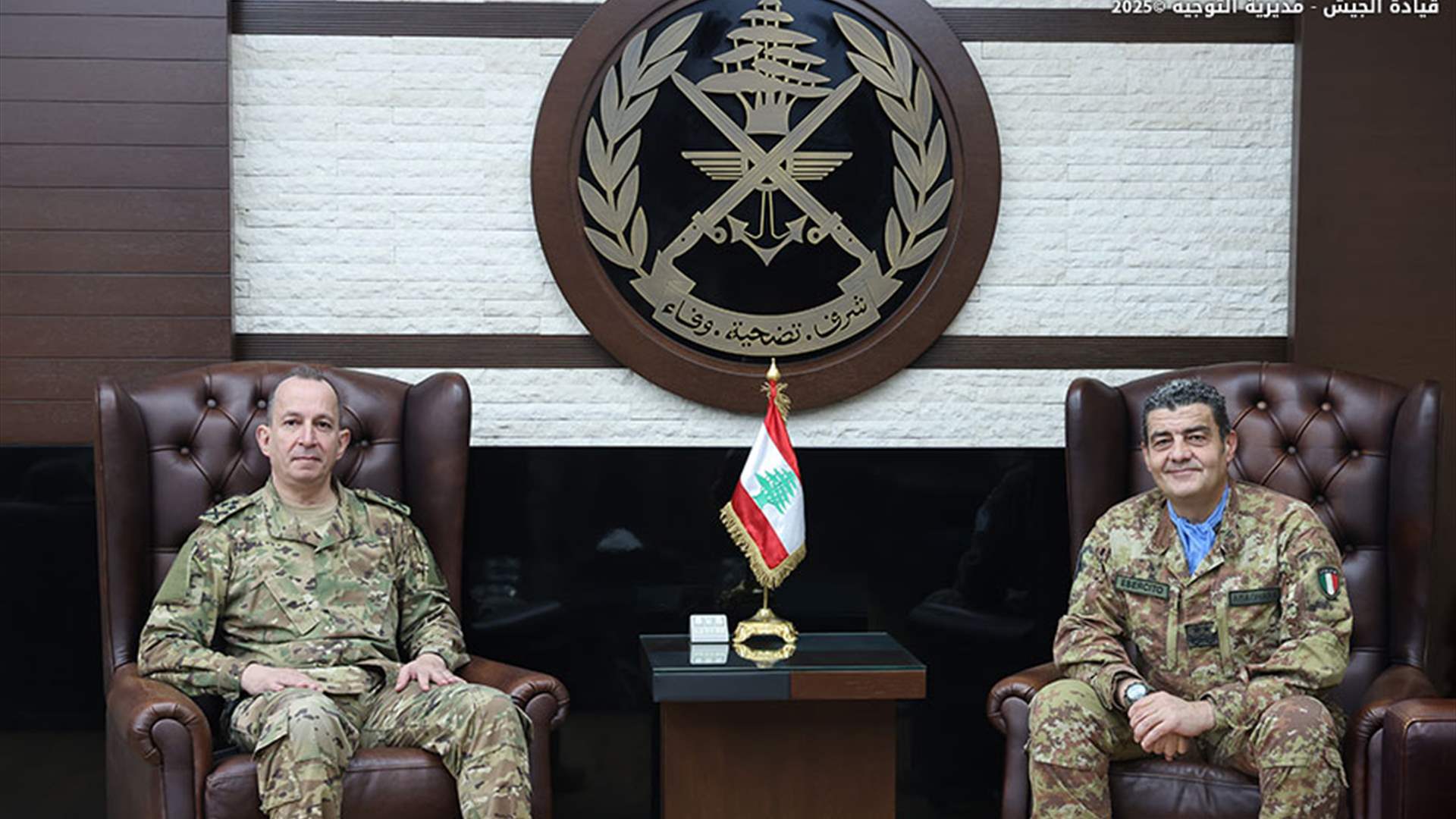 Lebanese Army chief meets UNIFIL commander to discuss coordination
