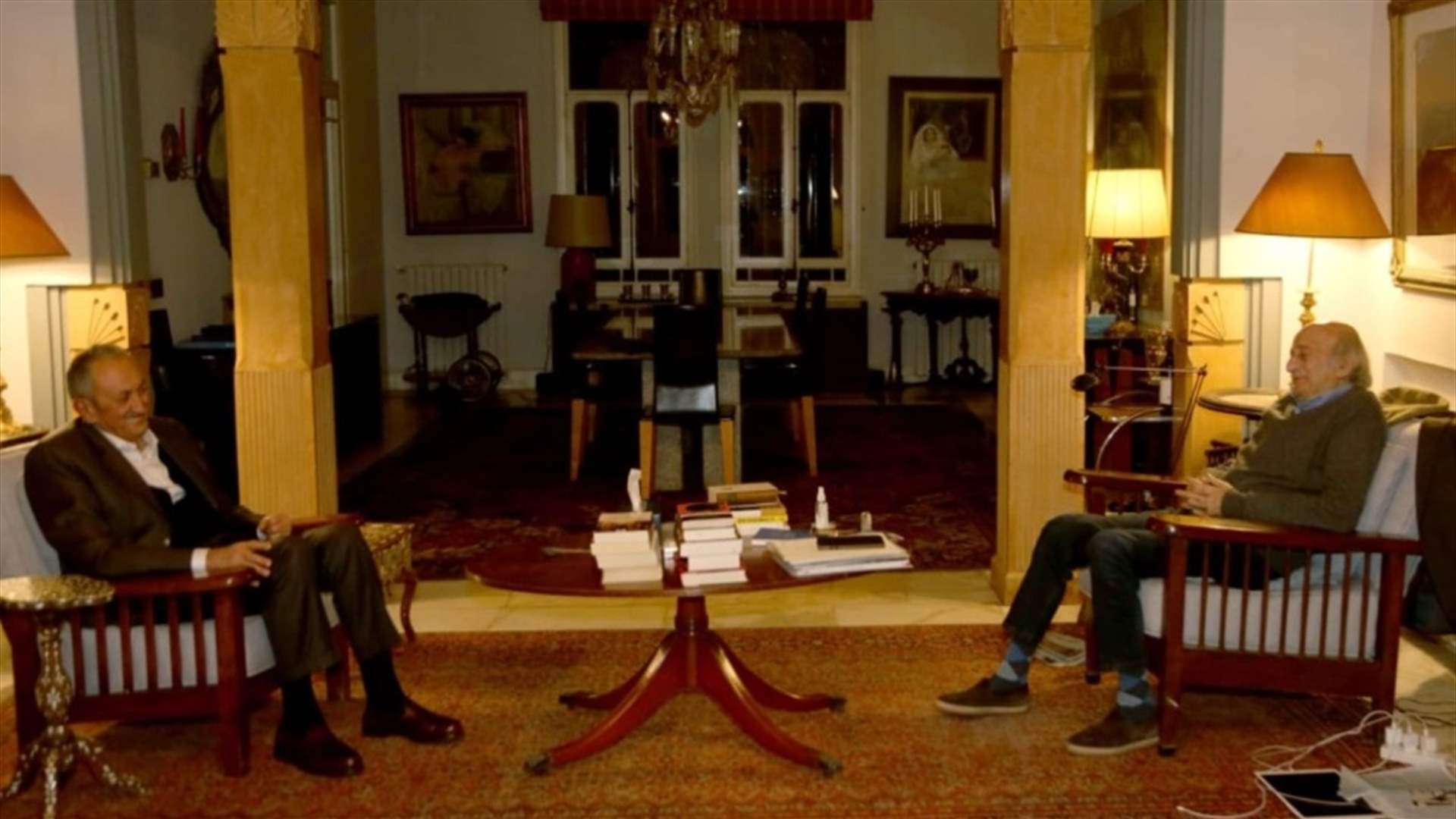 جنبلاط يستقبل سيمون كرم