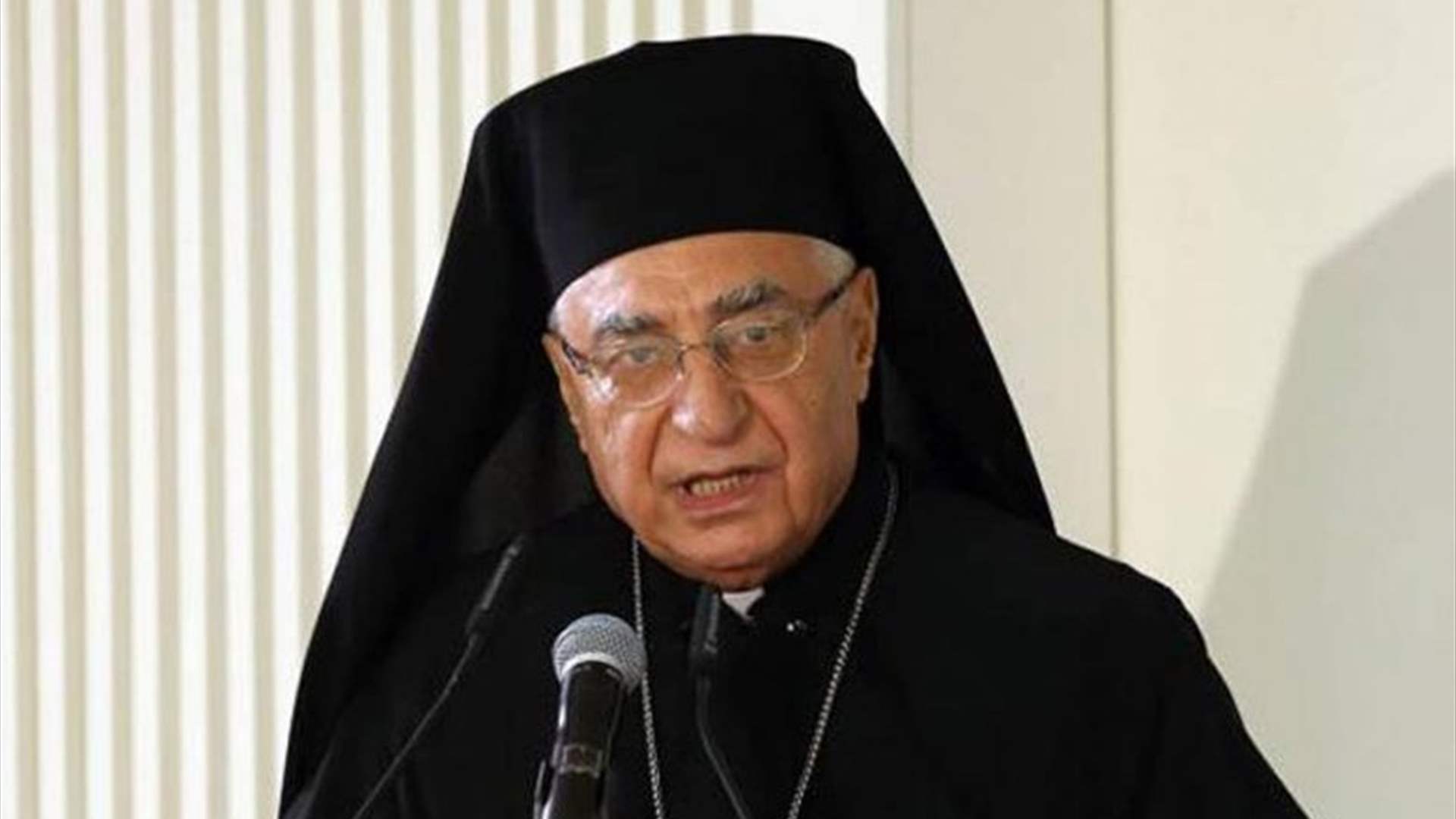 بطريركية الروم الكاثوليك تنفي &quot;جملة وتفصيلاً&quot; خبر استقالة البطريرك العبسي وتحذّر من الأخبار المضلِّلة