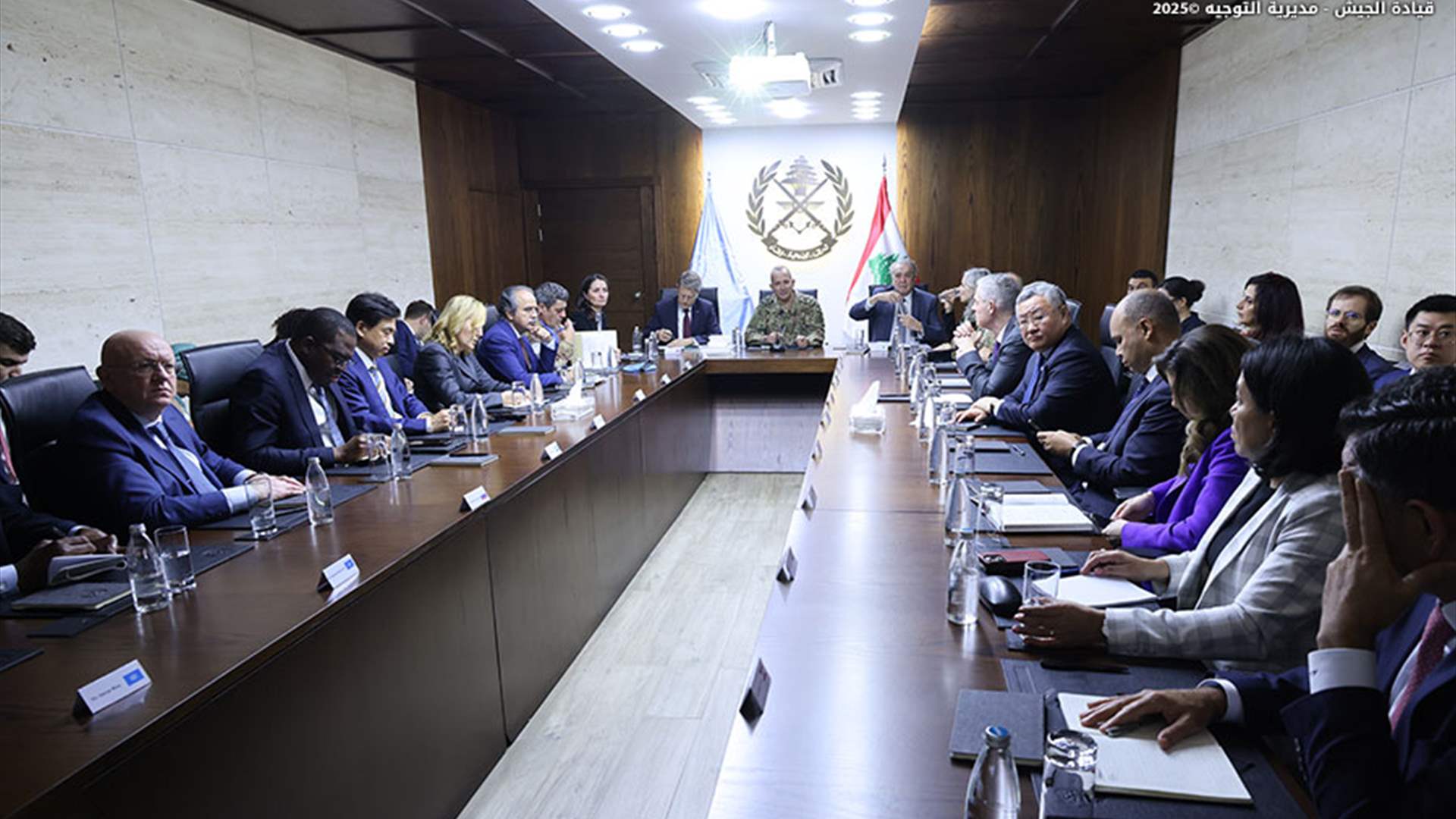 قائد الجيش استقبل وفدًا من مجلس الأمن الدولي... وهذا ما جرى عرضه