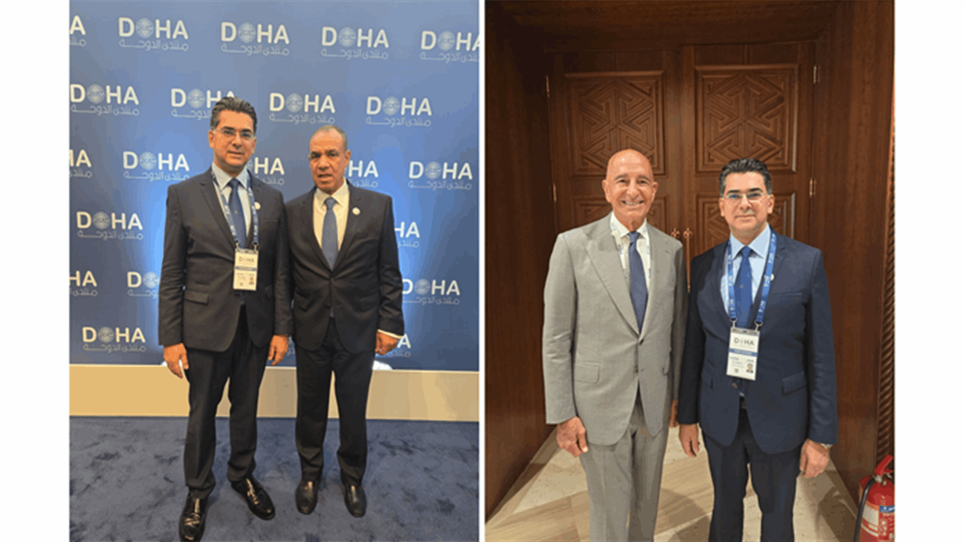 مرقص يشارك في منتدى الدوحة ويلتقي عبدالعاطي وتوم براك